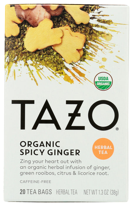 TAZO: Tea Ginger Spicy Organic, 1.3 oz