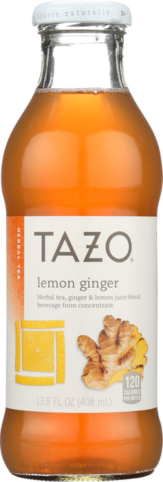 TAZO: Tea RTD Lemon Ginger, 13.8 fl oz