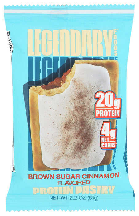 LEGENDARY FOODS: Cinnamon Tasty Pastry Cake Style, 2.2 oz