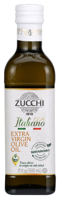 ZUCCHI: 100% Italiano Sustainable Extra Virgin Olive Oil, 17.6 fo