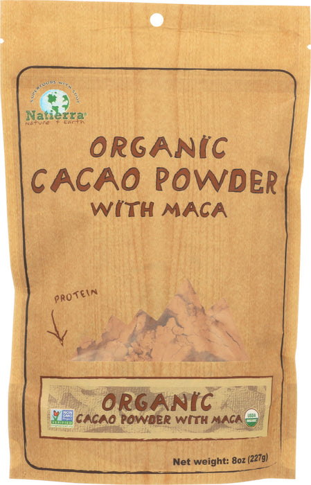 NATIERRA: Organic Cacao with Maca Pouch, 8 oz