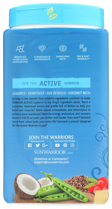 SUNWARRIOR: Warrior Blend Protein Powder, 750 gm