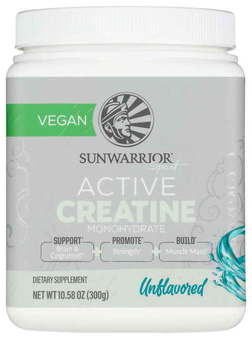 SUNWARRIOR: Active Creatine Unflavored, 10.58 oz