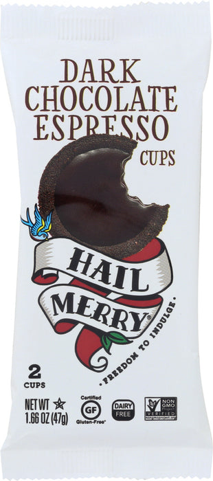 HAIL MERRY: Dark Chocolate Espresso Mini Tarts, 1.65 oz