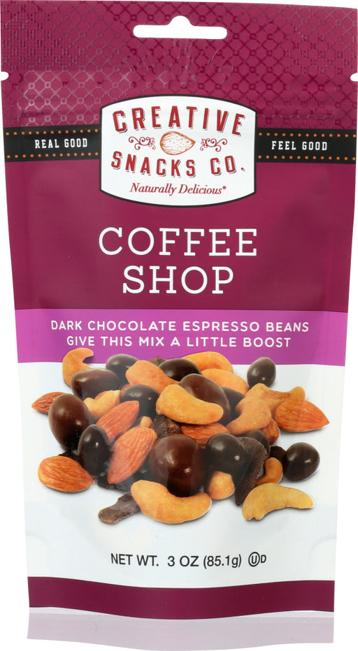 CREATIVE SNACK: Nuts Coffee Shop Grab Go, 3 oz - No Brand For Less 