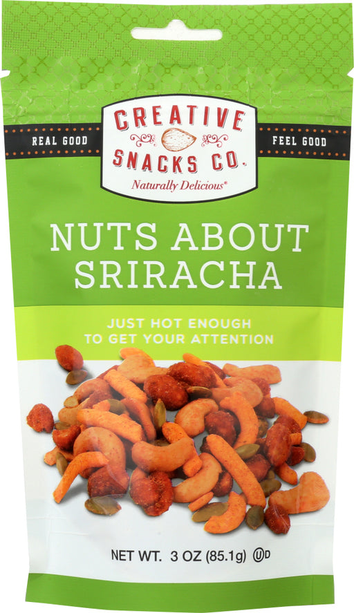 CREATIVE SNACK: Nuts About Sriracha Ggb, 3 oz - No Brand For Less 