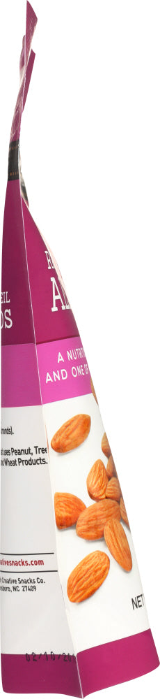 CREATIVE SNACK: Raw Nonpareil Almonds Nuts, 3 oz - No Brand For Less 