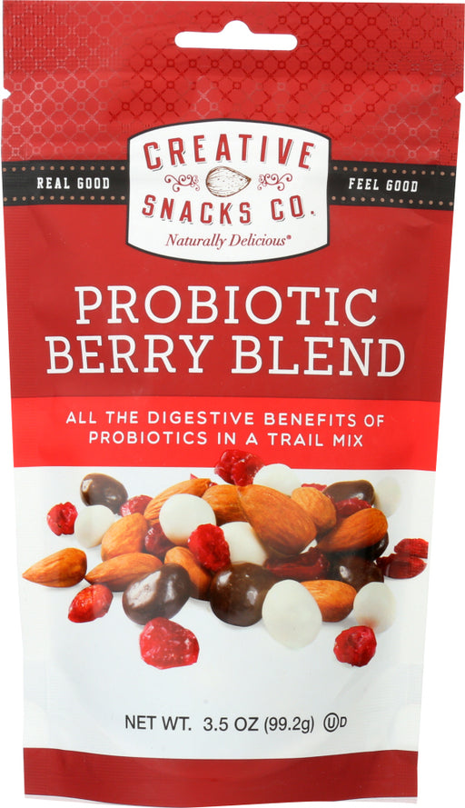 CREATIVE SNACK: Probiotic Berry Blend Trail Mix, 3.5 oz - No Brand For Less 