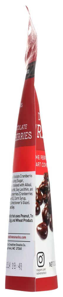 CREATIVE SNACK: Dark Chocolate Cranberries, 3.5 oz - No Brand For Less 