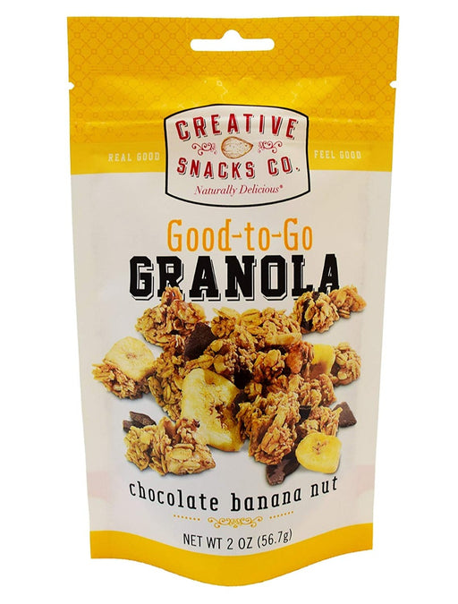 CREATIVE SNACK: Chocolate Banana Nut Granola, 2 oz - No Brand For Less 