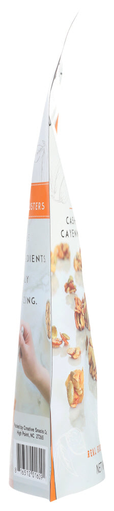 CREATIVE SNACK: Almond Cluster Cashew Nut, 4 oz - No Brand For Less 