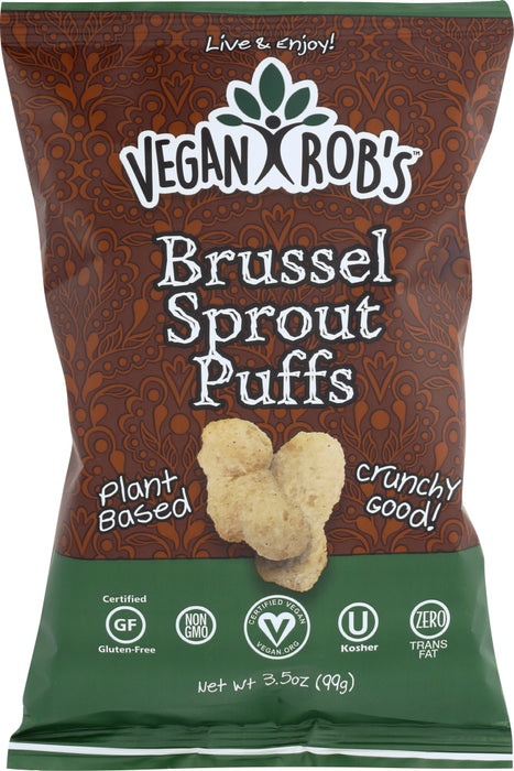 VEGANROBS: Brussel Sprouts Puffs, 3.5 oz