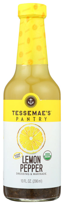 TESSEMAES: Pantry Lemon Pepper Dressing, 10 oz