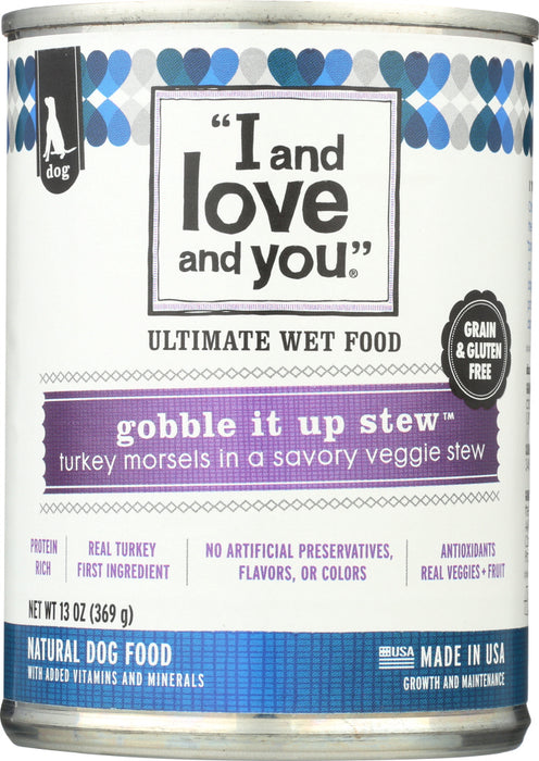 I&LOVE&YOU: Dog Food Can Gobble It Up Stew, 13 oz