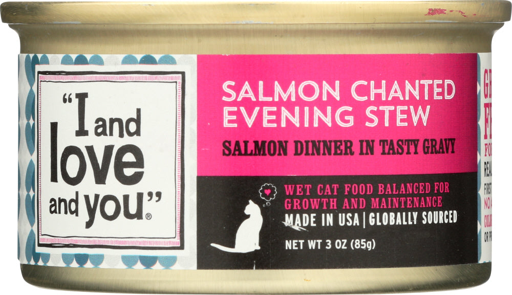 I&LOVE&YOU: Salmon Chanted Evening Stew Cat Food Can, 3 oz