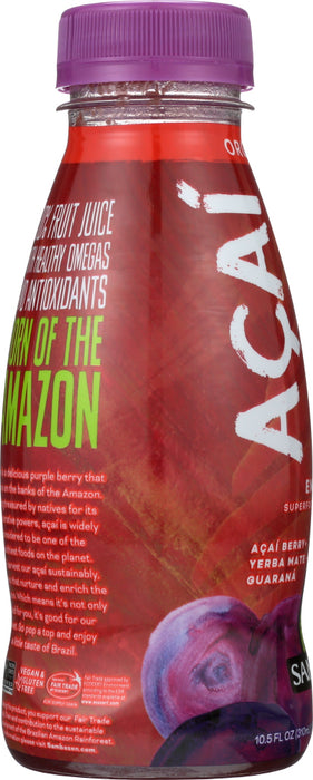 SAMBAZON: Acai Yerba Mate Guarana Energy RTD, 10 oz