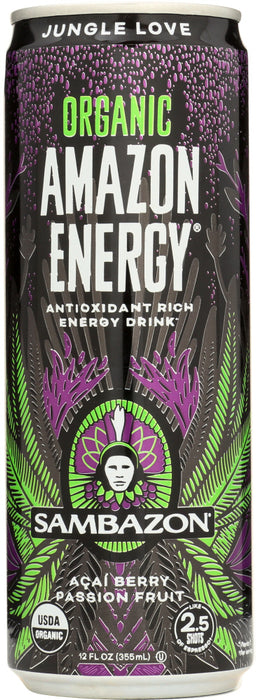 SAMBAZON: Amazon Energy Acai Berry Passion Fruit, 12 fl oz