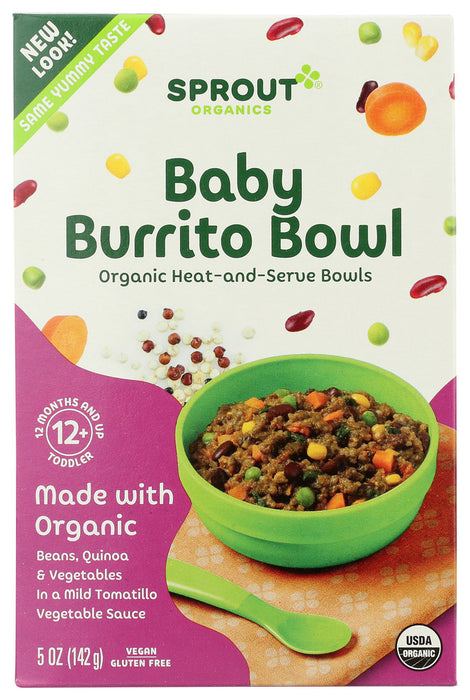 SPROUT: Organic Baby Burrito Bowl, 5 oz