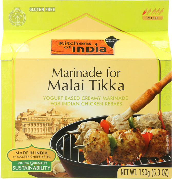 KITCHENS OF INDIA: Marinade Malai Tikka, 5.3 oz