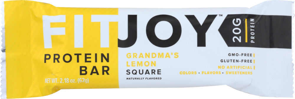 FITJOY: Bar Grandma's Lemon Square, 2.18 oz - No Brand For Less 