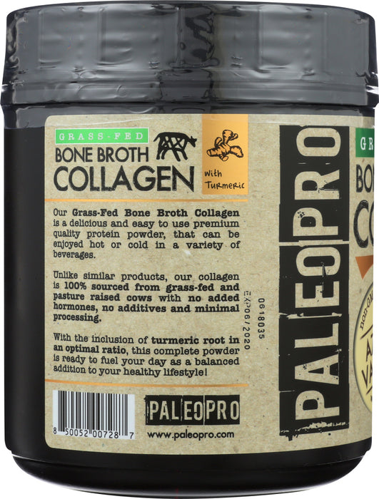 PALEO: Grass Fed Bone Broth Collagen Aztec Vanilla, 12.6 oz