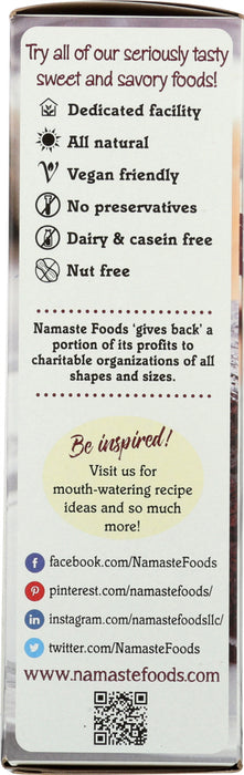 NAMASTE FOODS: Organic Dark Chocolate Brownie Mix, 16 oz