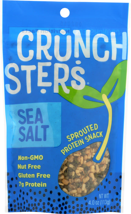 CRUNCHSTERS: Protein Snack Sea Salt, 4 oz - No Brand For Less 