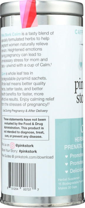 PINK STORK: Calm Prenatal Relaxation Tea, 15 bg