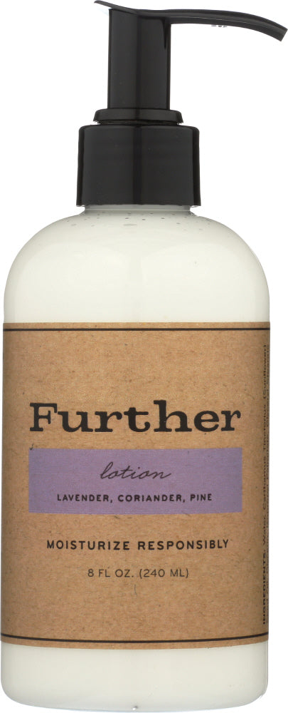 FURTHER: Lotion Lavender Coriander & Pine, 8 oz - No Brand For Less 