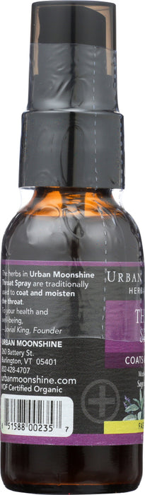 URBAN MOONSHINE: Throat Spray, 1 fl oz