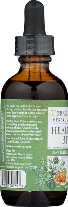 URBAN MOONSHINE: Dropper Bitters Liver Organic, 2 fo