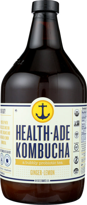 HEALTH ADE: Ginger Lemon Growler, 64 oz - No Brand For Less 