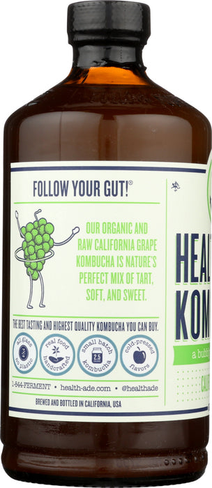 HEALTH ADE: California Grape Kombucha, 16 oz - No Brand For Less 