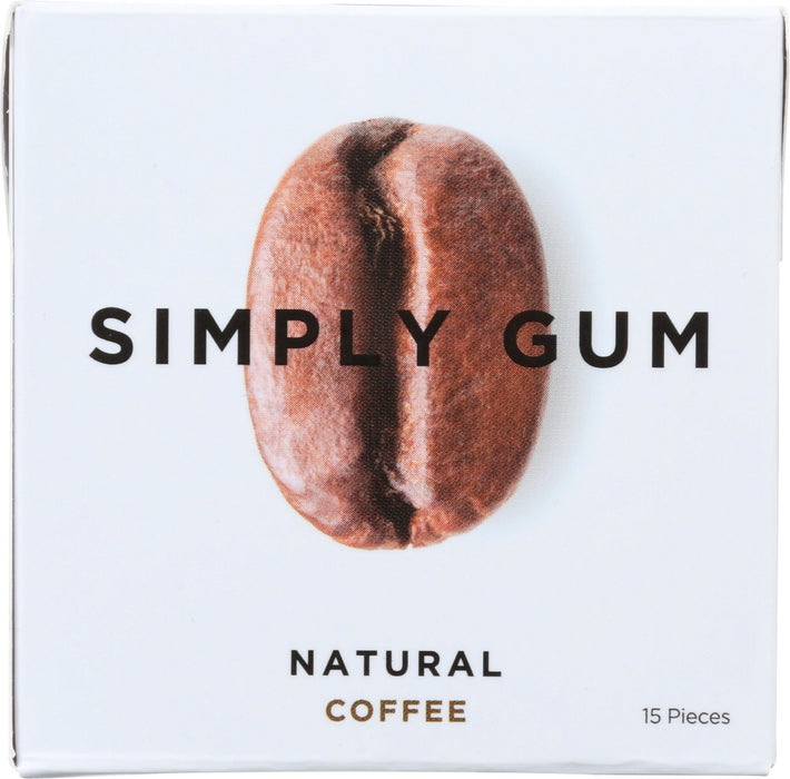 SIMPLYGUM: Natural Coffee Gum, 15 pc