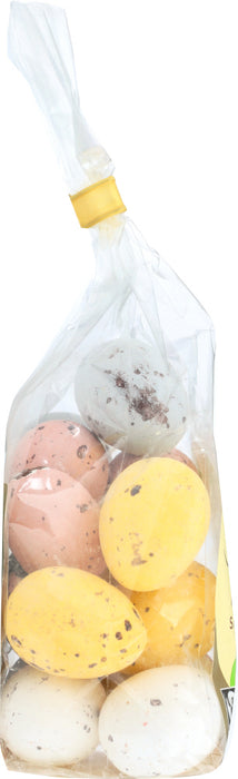 DIVINE CHOCOLATE: Chocolate Milk Eggs Speckled, 5.6 oz - No Brand For Less 