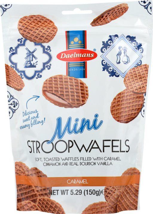 DAELMANS: Mini Caramel Stroopwafels, 5.29 oz - No Brand For Less 