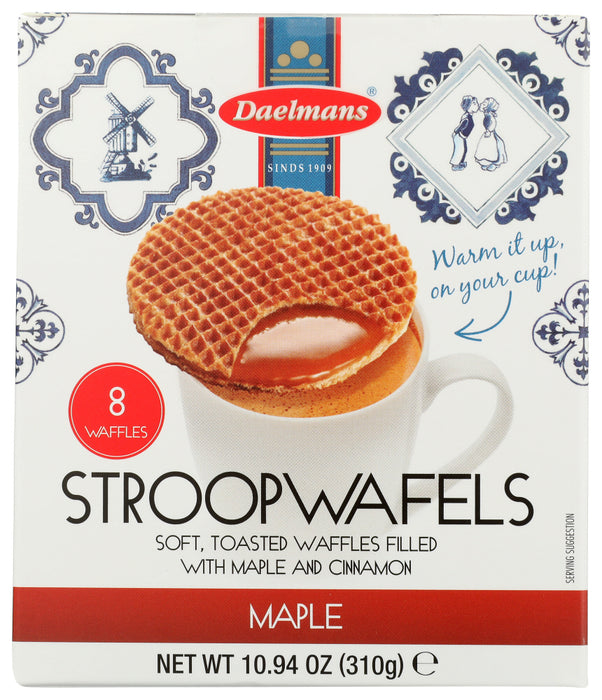 DAELMANS: Jumbo Maple Stroopwafels, 10.94 oz - No Brand For Less 