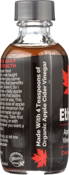 ETHANS: Cinnamon Maple Apple Cider Vinegar Shot, 2 fl oz - No Brand For Less 