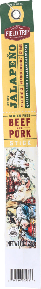 FIELDTRIP: Meat Stick Beef Pork Jalapeno, 1 oz - No Brand For Less 