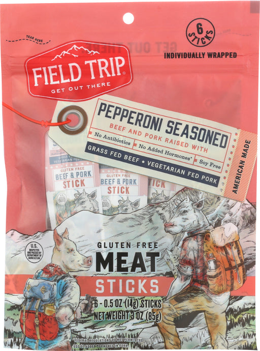 FIELDTRIP: Stick Pepperoni 6 PC, 3 oz - No Brand For Less 