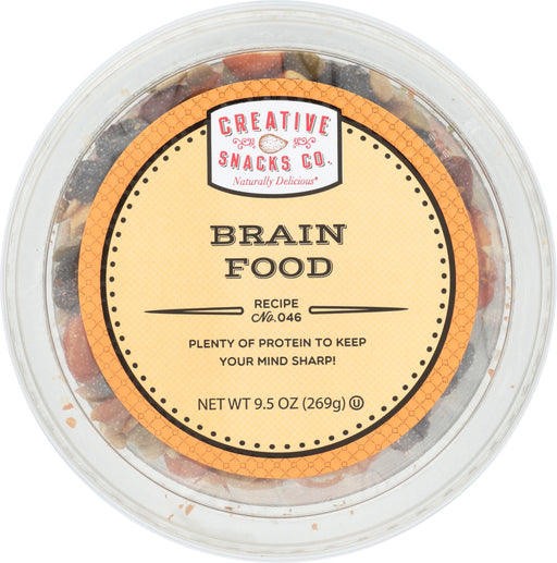 CREATIVE SNACK: Brain Food, 9.5 oz - No Brand For Less 