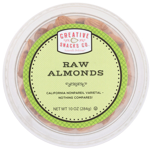 CREATIVE SNACK: Raw Nonpariel Almonds, 10 oz - No Brand For Less 