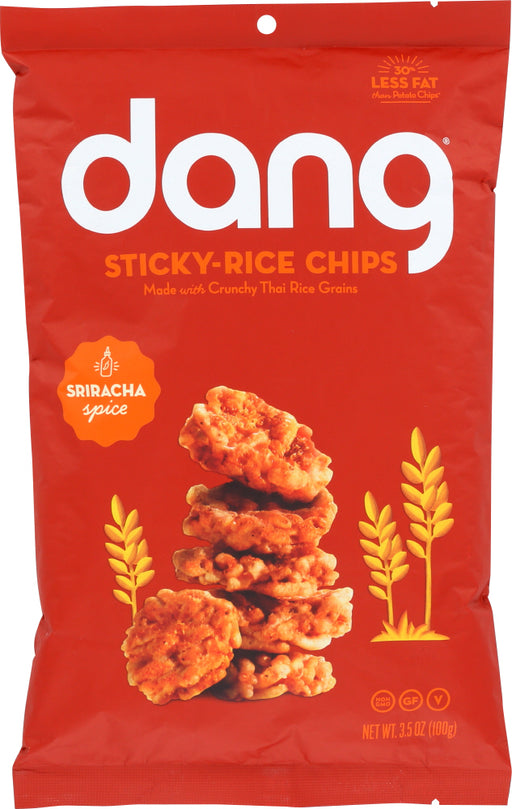 DANG: Chips Sriracha Spice Sticky Rice, 3.5 oz - No Brand For Less 