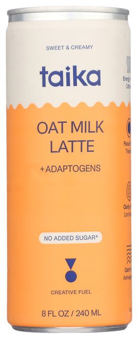 TAIKA: Oat Milk Latte Coffee, 8 fo