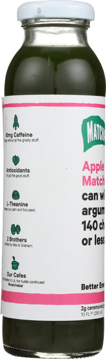 MATCHABAR: Apple Ginger Matcha Tea, 10 fl oz