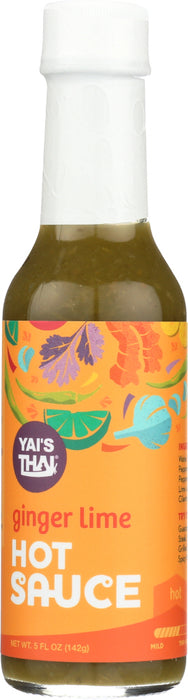 YAIS THAI: Sauce Hot Ginger Lime, 5 oz