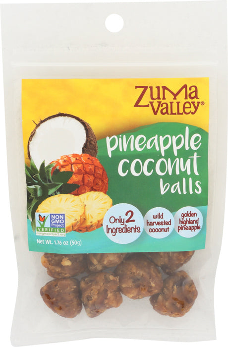 ZUMA VALLEY: Fruit Dried Pineapple Coconut, 1.76 oz