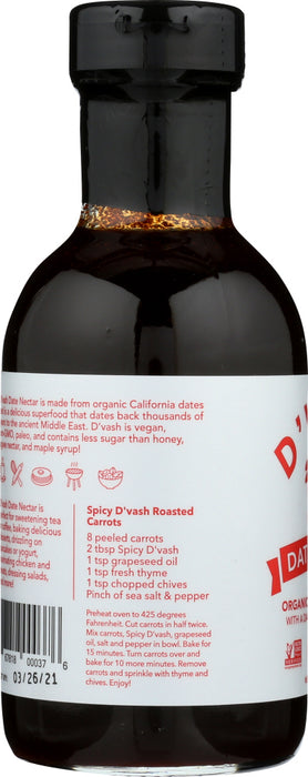 DVASH ORGANICS: Nectar Date Cayene Organic, 16.6 oz - No Brand For Less 