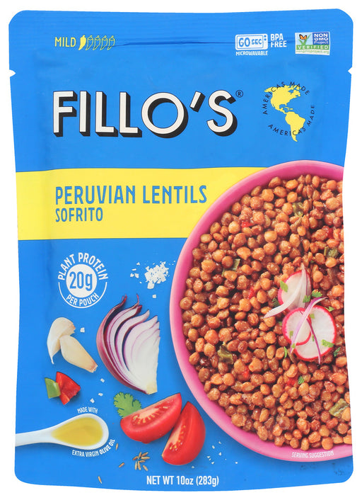 FILLOS: Beans Lentil Peruvian Sof, 10 oz - No Brand For Less 