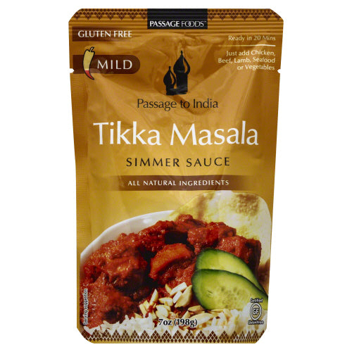 PASSAGE FOODS: Simmer Sauce Tikka Masala, 7 oz